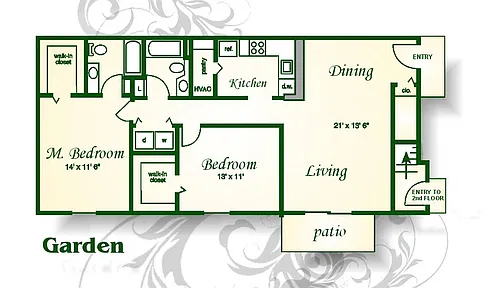 Floor plan Clingmans Garden