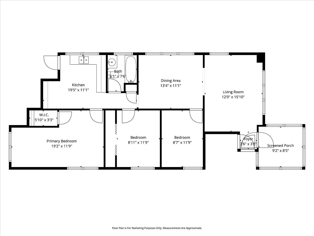 3 bed, 1200 sqft, $1,300 — Photo 2