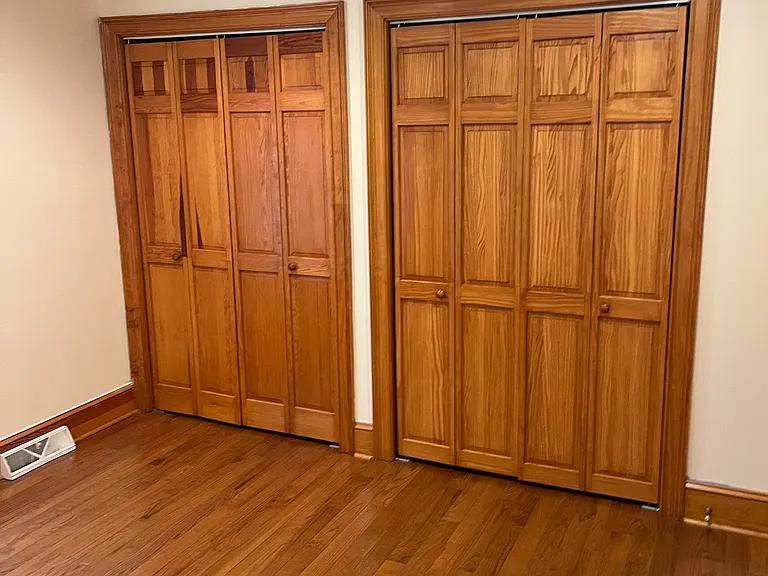 Bedroom #2 w/ Tri-fold closet doors
