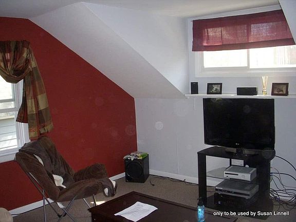 large living/dining room with study nook