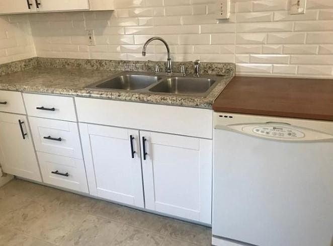 New cabinet & dishwasher
