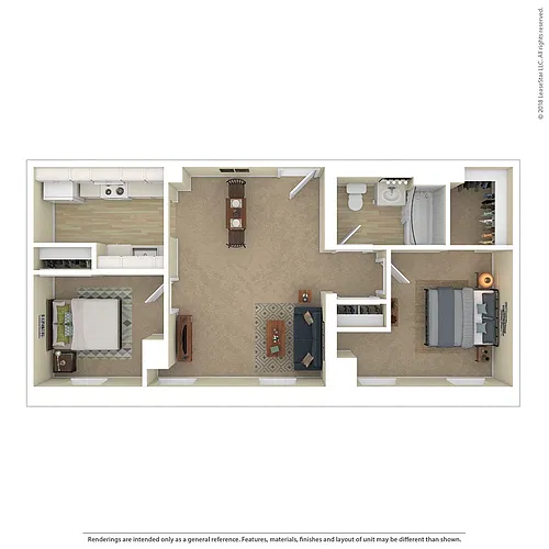 Floor plan 2 Bedroom
