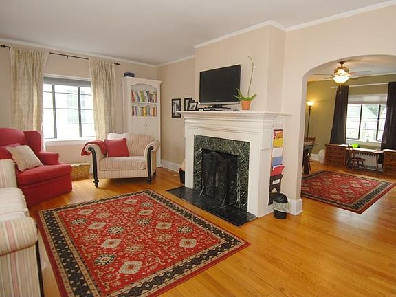 Living Room with Fireplace