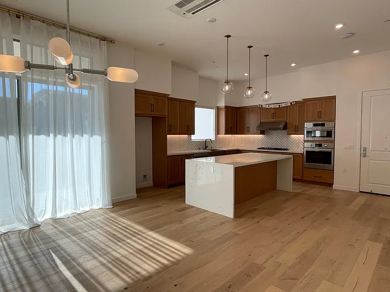 Dining w/ Modern Lighting Fixture