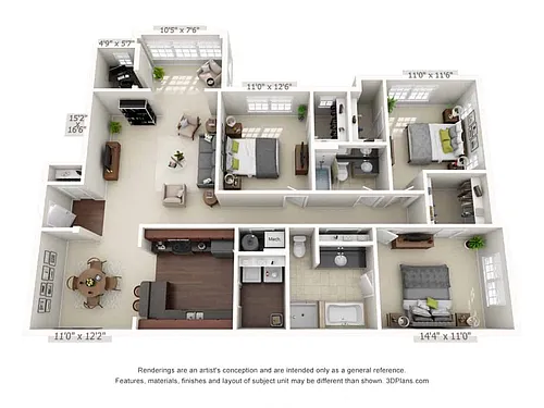 Floor plan C1S