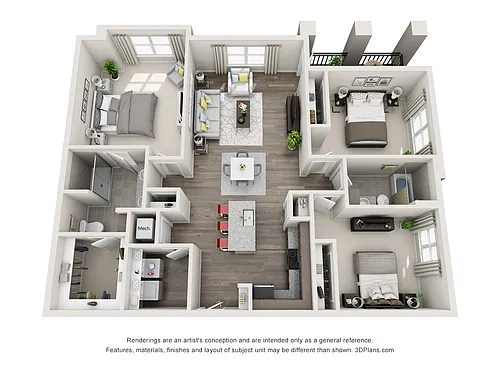 Floor plan The Langston