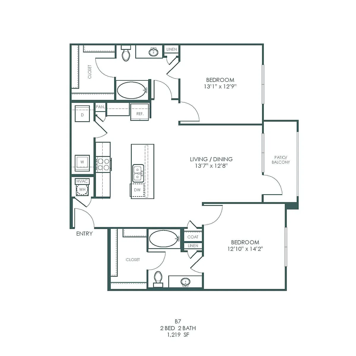 Floor plan B7- Attainable