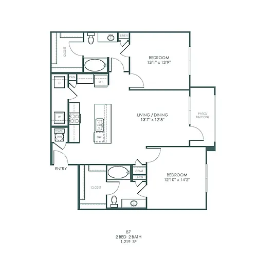 Floor plan B7- Attainable