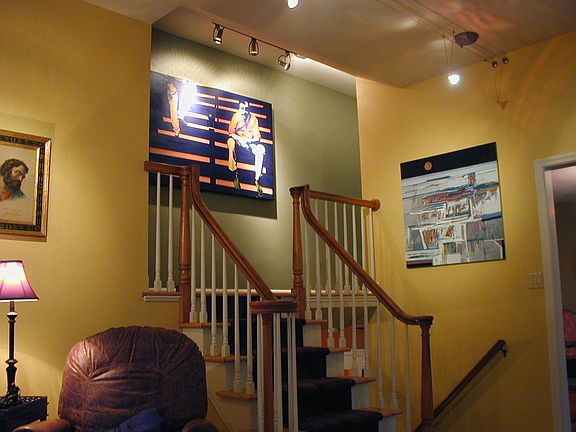 Living Room stairs to bedrooms