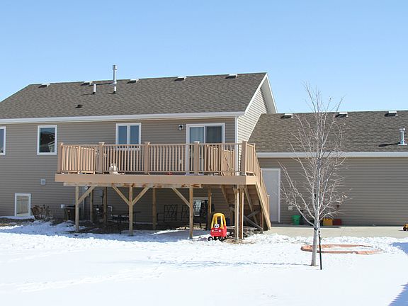 Backyard, deck and patio