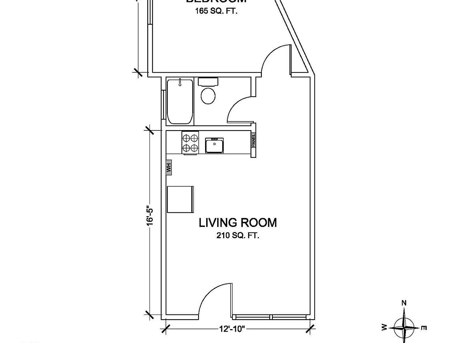 1 bed, 442 sqft, $1,600 — Photo 2