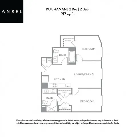 Floor plan Buchanan