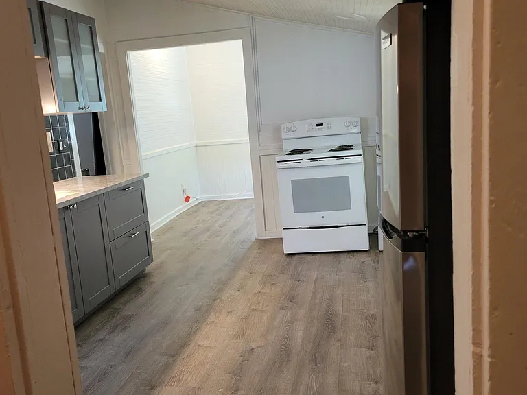 Stove and fridge are included.