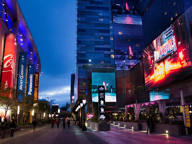 Less than a half mile away from LA Live