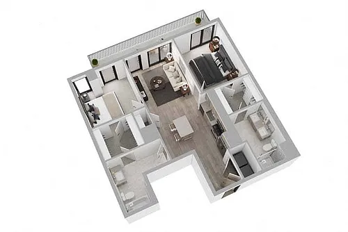 Floor plan 2B11