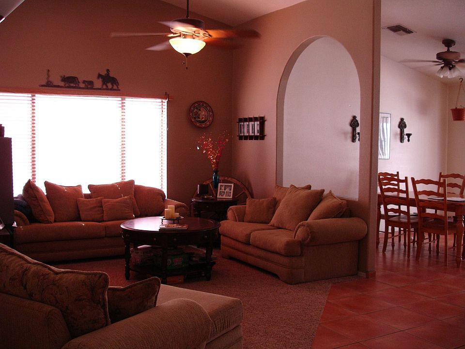 Living Room leads into Dining Room - New Paint, New Carpet 