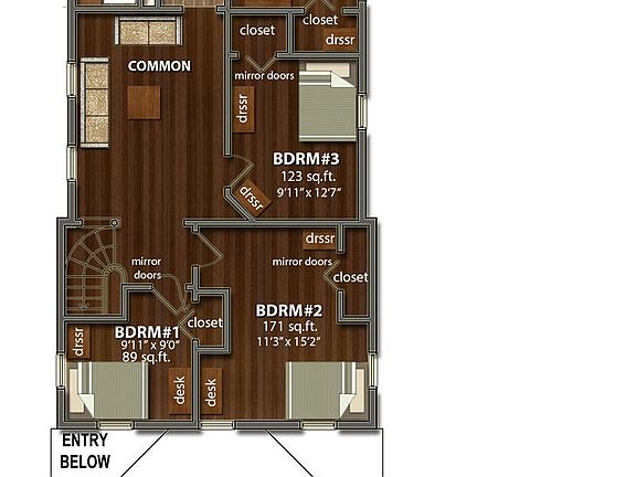 Fourth Ave Unit 2-UP Top View