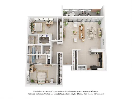 Floor plan Model B