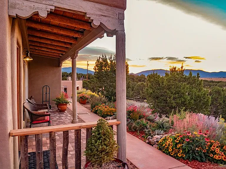 Overlooking portale of living room