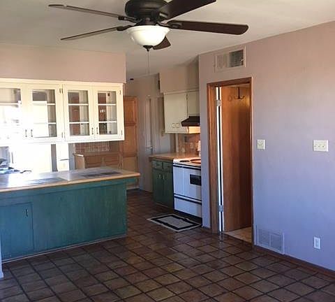 Back living area and kitchen