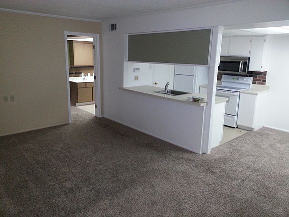 Living room and kitchen