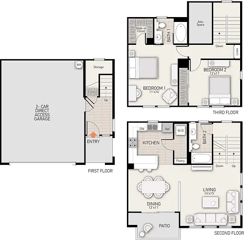 Floor plan Quail Ridge - Plan L