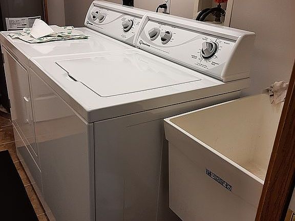 Laundry with sink