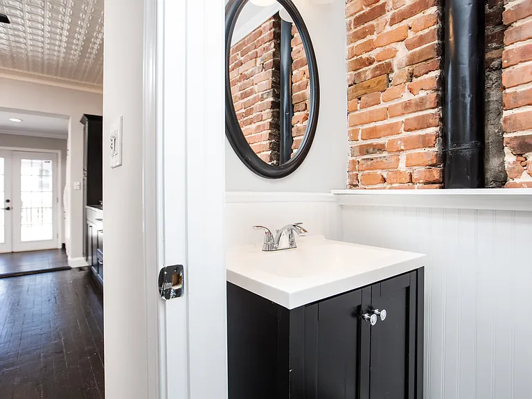 main floor half bathroom