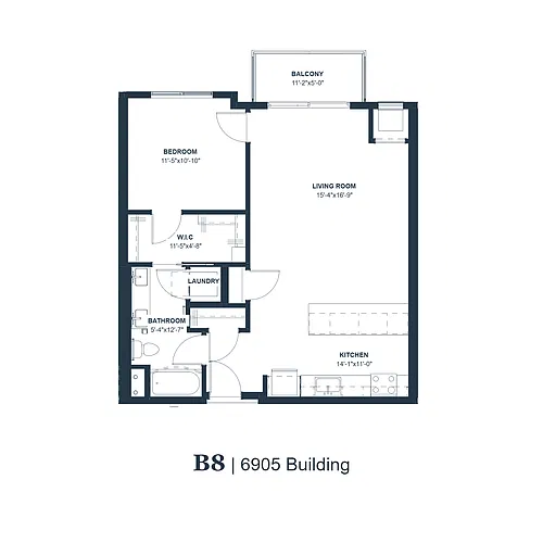 Floor plan B8