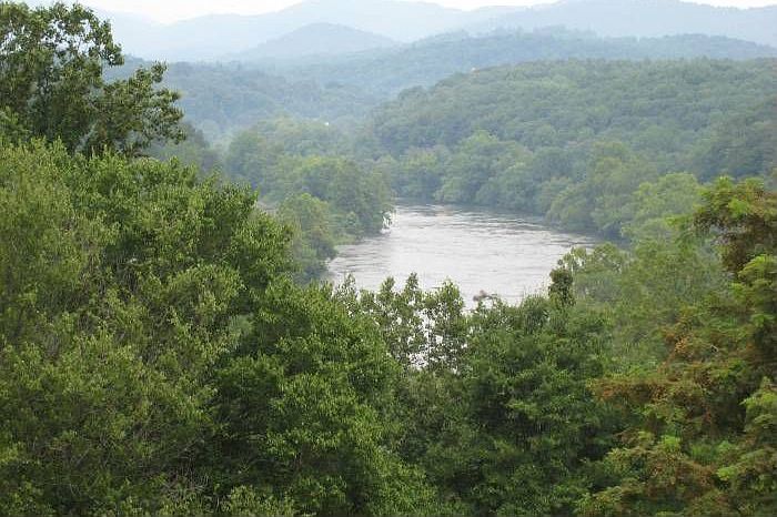 French Broad Rvr frm Deck