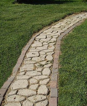 Walkway to back door