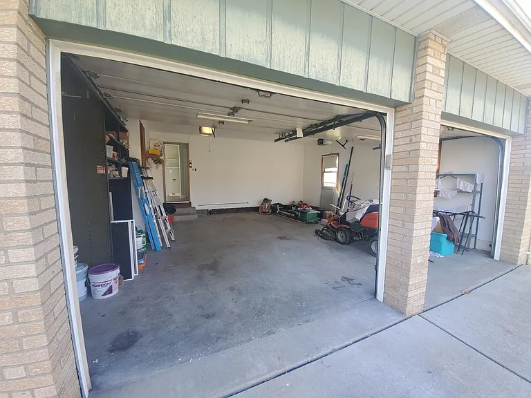 Large two car garage