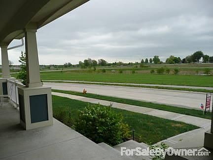 View from porch : View of the city-maintained park from the front porch