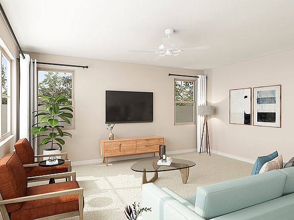Jade Plan 4001 Great Room Rendering