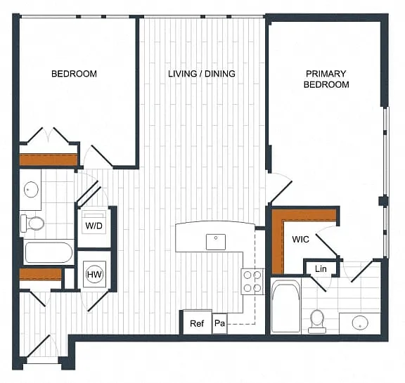 Floor plan 2B