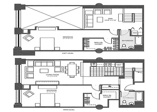 Floor plan 2 Bed/2 Bath Den
