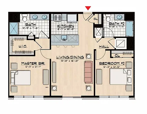 Floor plan B8