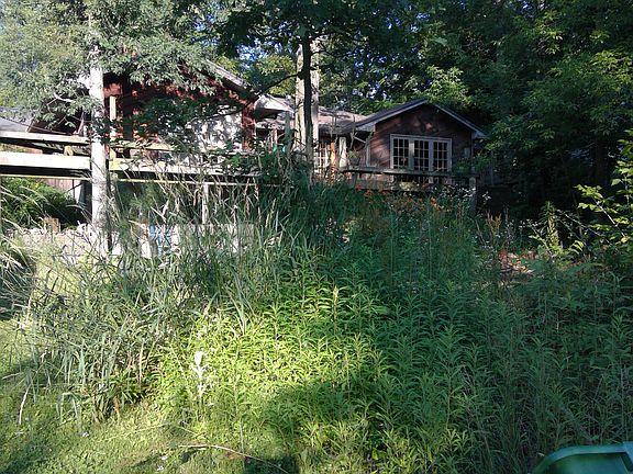 'front of house' facing wood