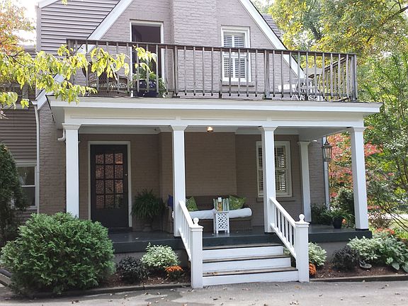 Porch & Upstairs Balcony