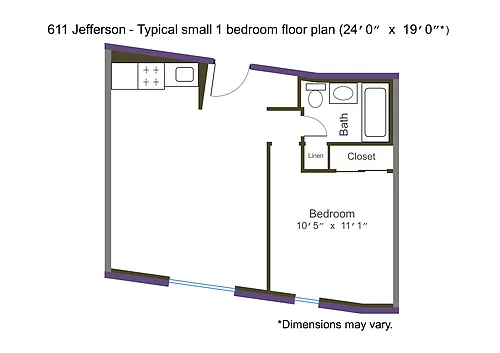 Floor plan 614