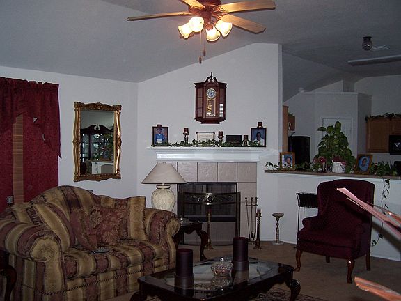 View #2 of Living Area and Fireplace