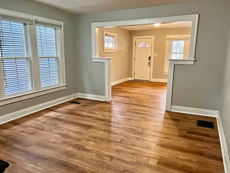 Dining room into living room
