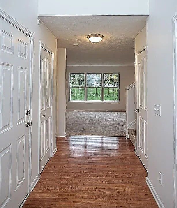 Foyer with coat closet