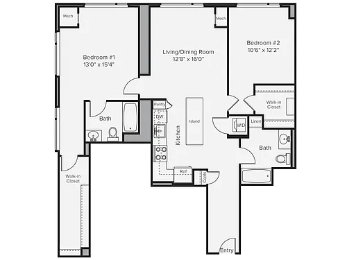 Floor plan B7