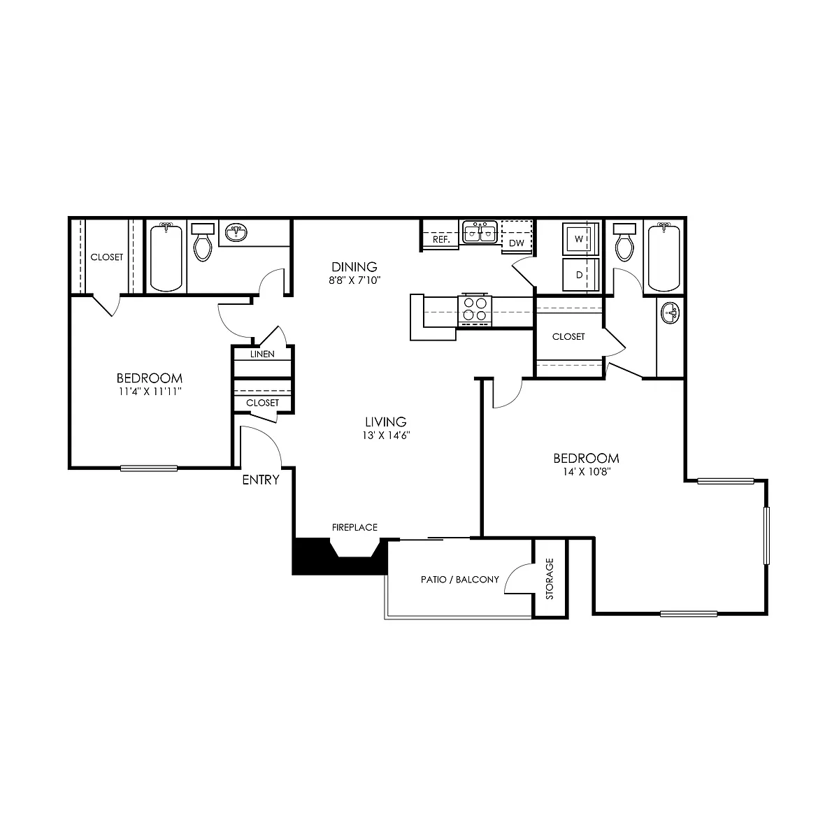 Floor plan B3 Classic