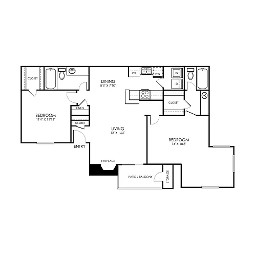 Floor plan B3 Classic