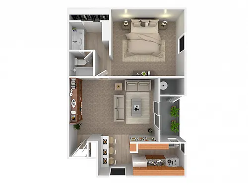 Floor plan 1X1