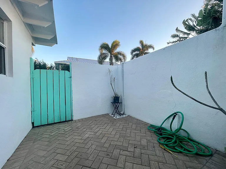 Private patio