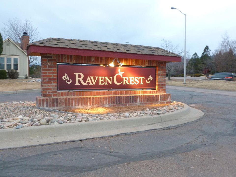 Ravencrest entrance off Woodmen Road/Rockrimmon Blvd (3 blocks west of I-25)