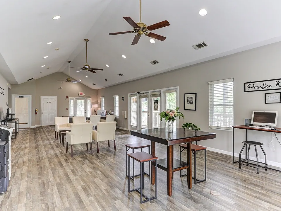 Elevate your lifestyle at The Preserve On Conley Apartments. This spacious community hub features modern finishes and ample natural light, perfect for gatherings. Explore our inviting common areas and envision your new home today!